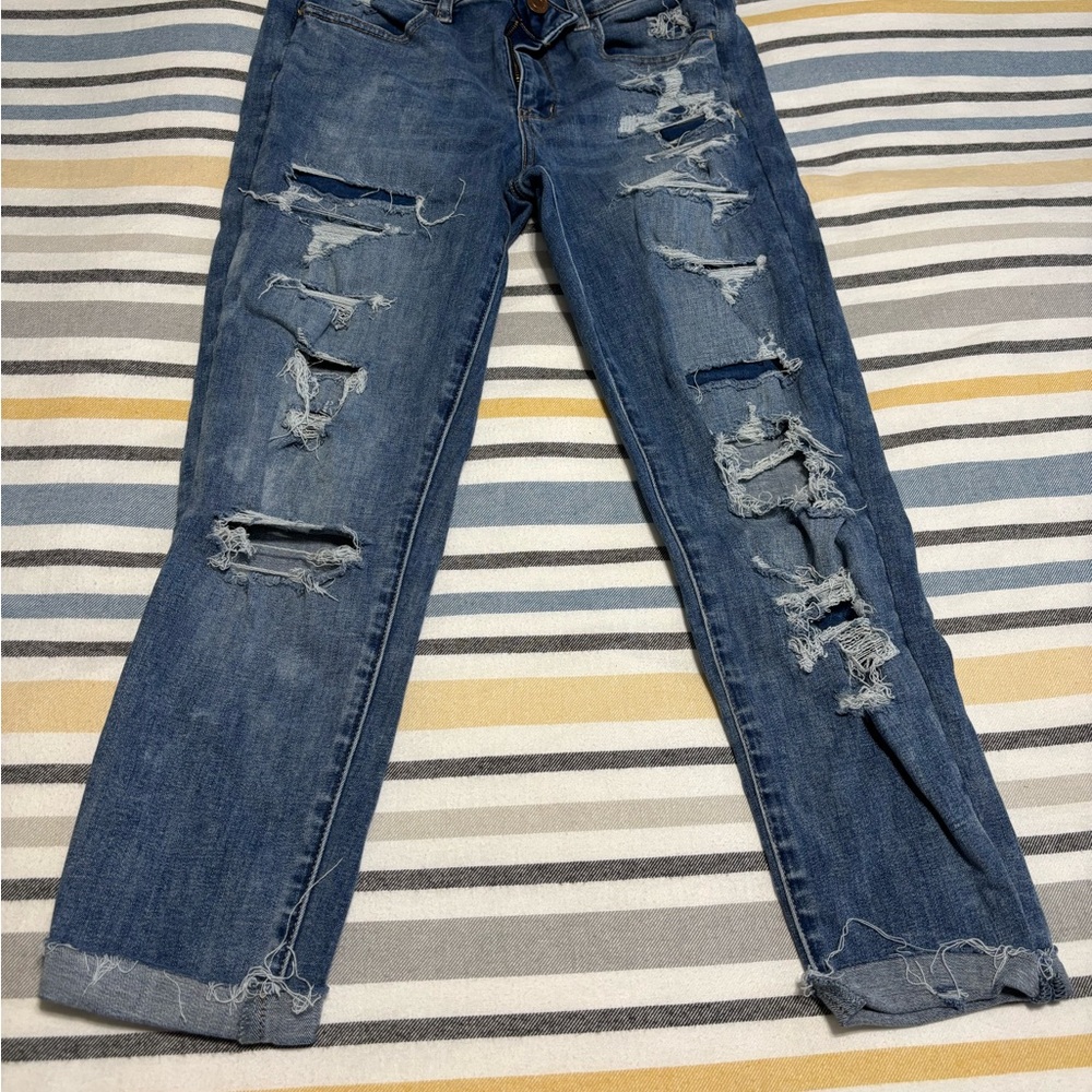 American Eagle Outfitters Blue Straight Leg Jeans